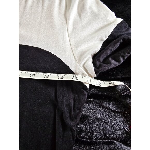 Soprano Plus Color Blocked 3/4 Sleeve Dress - Pink and Black - SZ 3XL - Picture 5 of 6